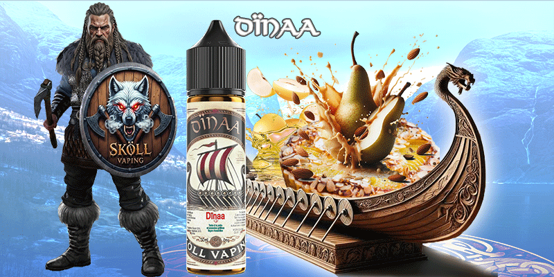 Dïnaa--sköllvaping-eliquide-tarte-poire-amande-amandine-viking