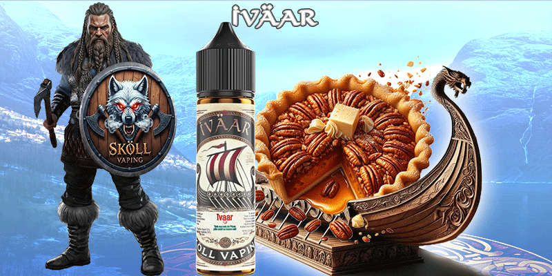 Iväar-sköllvaping-eliquide-tarte-noix-de-pecan-viking