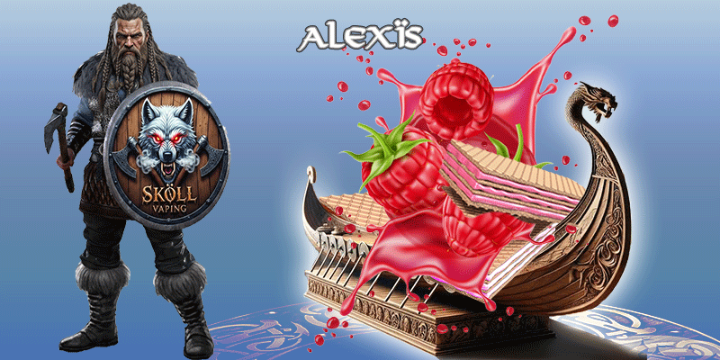alexïs--sköllvaping-eliquide-fruit-gaufrette-framboise-viking
