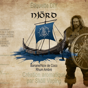 Étiquette DIY pour Njörd