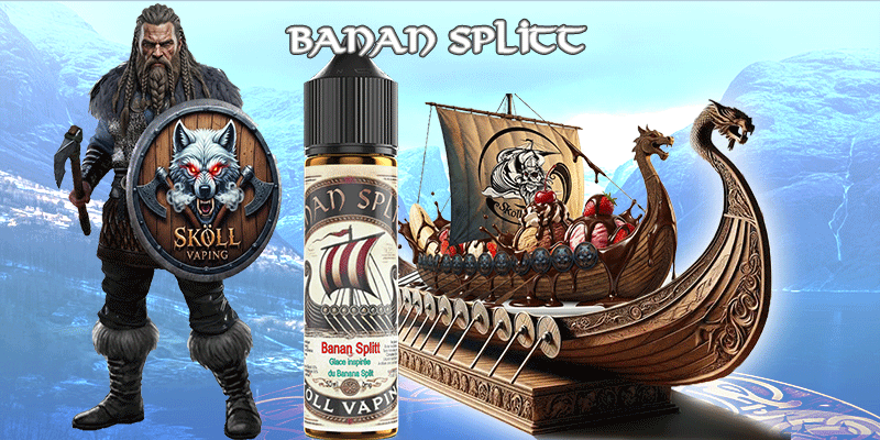 Banan-Splitt--sköllvaping-eliquide-glace-vanille-chocolat-fraise-banana-split--viking