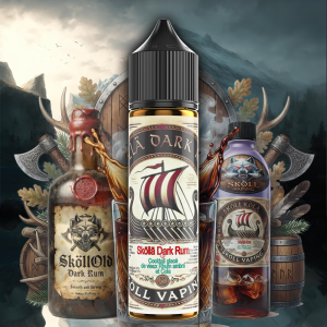 Sköllä Dark Rumr-PAV-rhum ambré-vieux rhum-dark rul-coal cola-cola-frais-cocktail-skollvaping